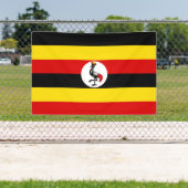 Flagge Ugandas Banner (Insitu)