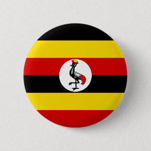 Flagge Ugandas Button