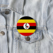 Flagge Ugandas Button (Beispiel)