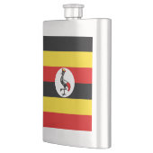 Flagge Ugandas Flachmann (Links)