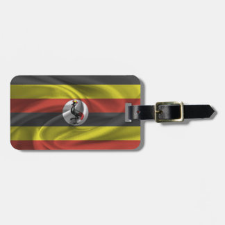 Flagge Ugandas Gepäckanhänger