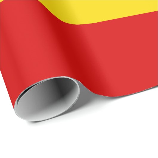 Flagge Ugandas Geschenkpapier (Rolleneckpunkt)