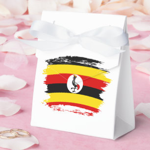 Flagge Ugandas Geschenkschachtel