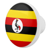 Flagge Ugandas Keramikknauf (Rechts)