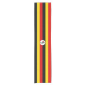 Flagge Ugandas Kurzer Tischläufer (Vorderseite)