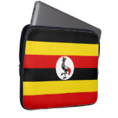 Flagge Ugandas Laptopschutzhülle (Vorne Rechts)