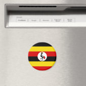 Flagge Ugandas Magnet (In Situ (Geschirrspüler))