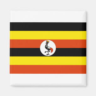 Flagge Ugandas Magnet