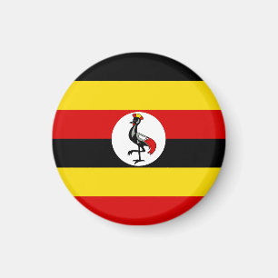 Flagge Ugandas Magnet