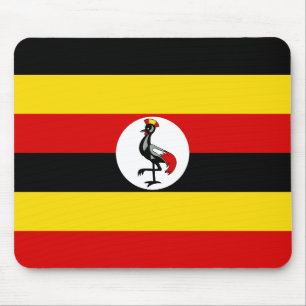 Flagge Ugandas Mousepad