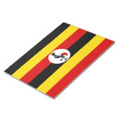 Flagge Ugandas Notizblock (angewinkelt)