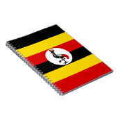 Flagge Ugandas Notizblock (Rechte Seite)