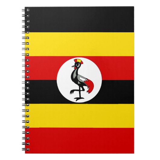 Flagge Ugandas Notizblock (Vorderseite)