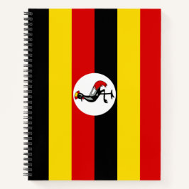 Flagge Ugandas Notizblock
