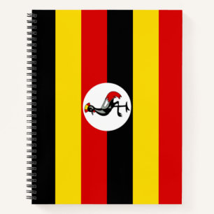 Flagge Ugandas Notizblock