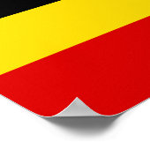 Flagge Ugandas Poster (Ecke)