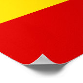 Flagge Ugandas Poster (Ecke)