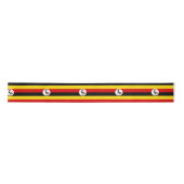 Flagge Ugandas Satinband (Vorderseite)