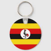 Flagge Ugandas Schlüsselanhänger (Rückseite)