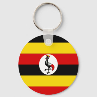 Flagge Ugandas Schlüsselanhänger