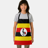 Flagge Ugandas Schürze (Insitu)