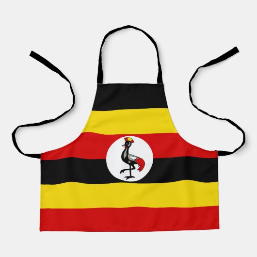 Flagge Ugandas Schürze (Vorderseite)