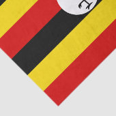 Flagge Ugandas Seidenpapier (Ausschnitt)