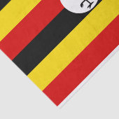 Flagge Ugandas Seidenpapier (Ausschnitt)