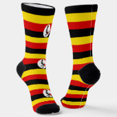 Flagge Ugandas Socken (Gewinkelt)