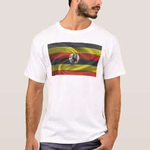 Flagge Ugandas T-Shirt