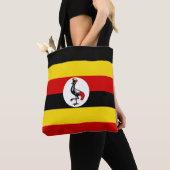 Flagge Ugandas Tasche (Von Nahem)