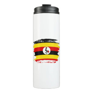 Flagge Ugandas Thermosbecher