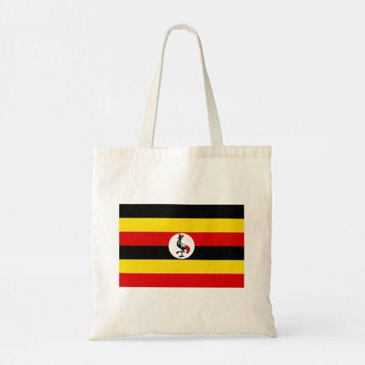 Flagge Ugandas Tragetasche (Rückseite)