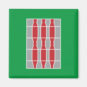 Flagge Umbriens (Italien) Magnet