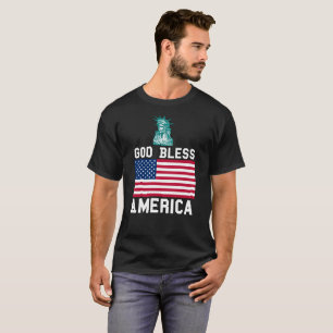 Flagge-Unabhängigkeitstag Amerika Juli 4. T-Shirt