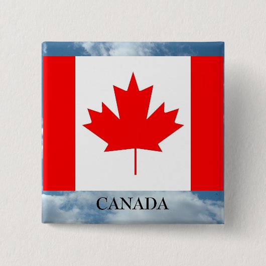 Flagge und Länderpin Button (Vorderseite)