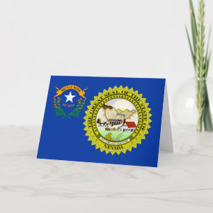 Flagge und Siegel von Nevada, Flagge von Nevada Karte