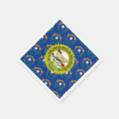 Flagge und Siegel von Nevada, Nevada Serviette (Ecke)