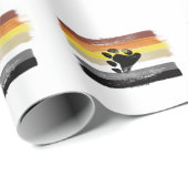 FLAGGE UND SYMBOL DES GESCHMACKVOLL GESCHENKPAPIER (Rolleneckpunkt)