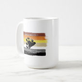 FLAGGE UND SYMBOL DES GESCHMACKVOLL KAFFEETASSE (Vorderseite Links)