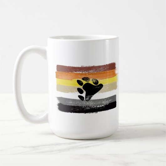 FLAGGE UND SYMBOL DES GESCHMACKVOLL KAFFEETASSE (Links)