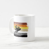 FLAGGE UND SYMBOL DES GESCHMACKVOLL KAFFEETASSE (Vorderseite Links)