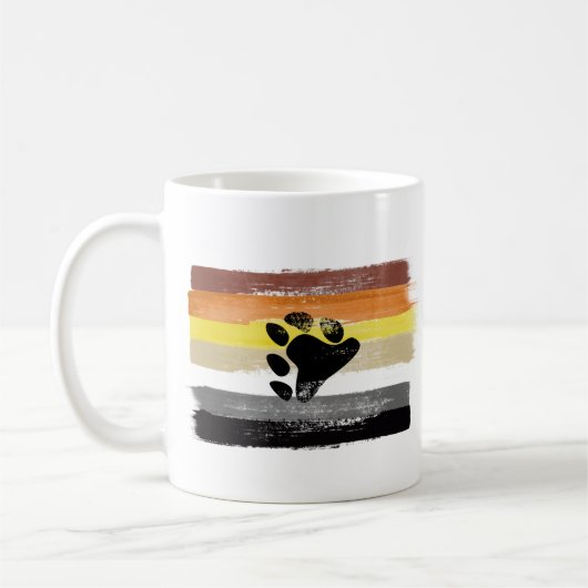 FLAGGE UND SYMBOL DES GESCHMACKVOLL KAFFEETASSE (Links)