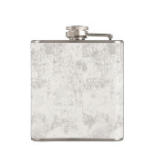 Flagge und Symbole Japans ID153 Flachmann (Rückseite)