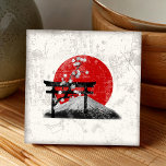 Flagge und Symbole Japans ID153 Fliese<br><div class="desc">Dieses patriotische Keramik-Fliesendesign besticht durch die japanische Fahne,  die die Mount Fuji,  Kirschblüten und das Tor zum Atorii überragt...  alles mit einem modernen,  bedrückten Effekt. Suchen Sie ID153,  um weitere Produkte mit diesem Design zu sehen.</div>