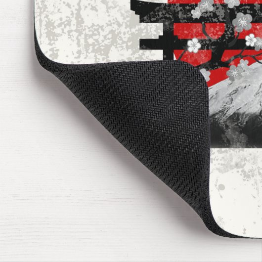 Flagge und Symbole Japans ID153 Mousepad (Ecke)