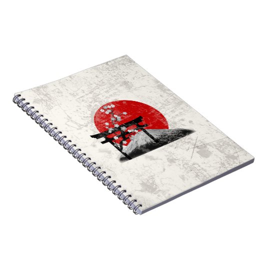 Flagge und Symbole Japans ID153 Notizblock (Rechte Seite)