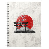 Flagge und Symbole Japans ID153 Notizblock (Vorderseite)