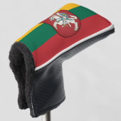 Flagge und Wappen Litauens Golf Headcover (3/4 Vorderseite)