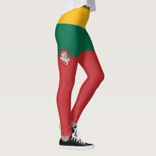 Flagge und Wappen Litauens Leggings